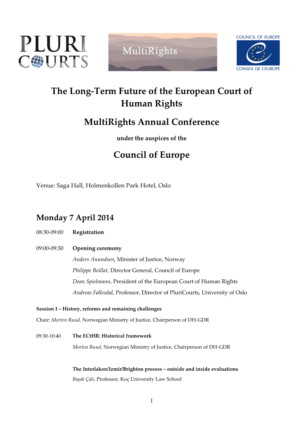 The Long-Term Future of the European Court of Human Rights