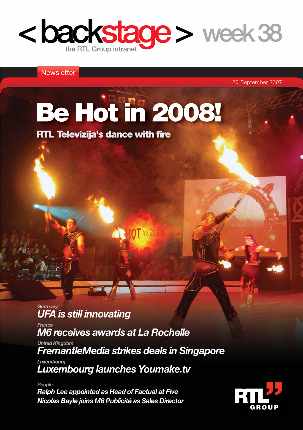 Be Hot in 2008! RTL Televizija's Dance with Fire