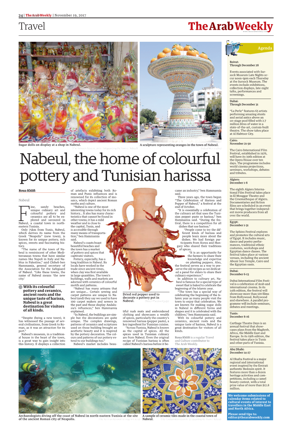 Nabeul, the Home of Colourful Pottery and Tunisian Harissa