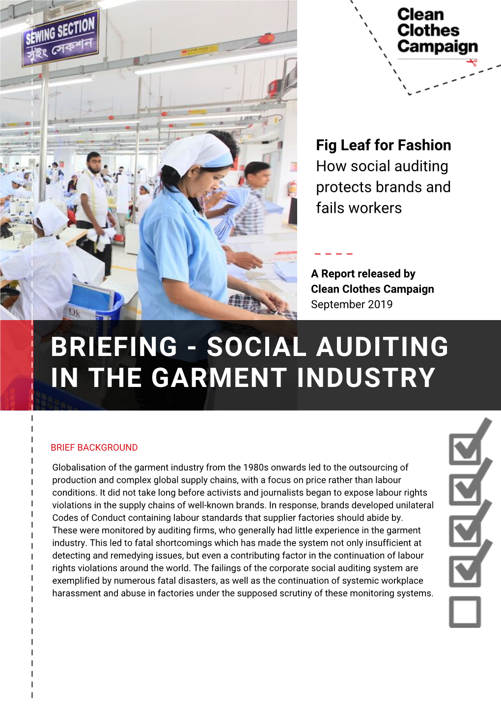 Social Auditing Report