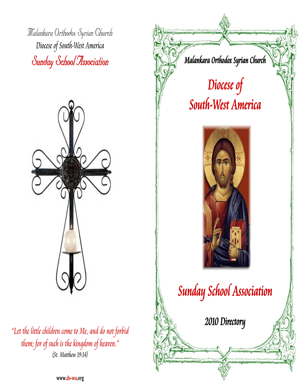 SW Diocese Sunday School Directory 2010 PDF Version.Pub