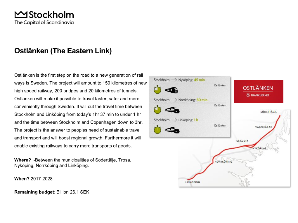 Top 20 Building Investments in the Stockholm Region 2015-2025