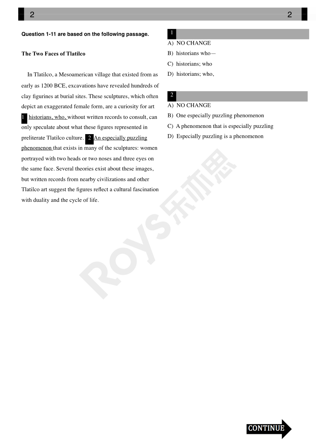 Argument-Level 3-04-The Two Faces of Tlatilco