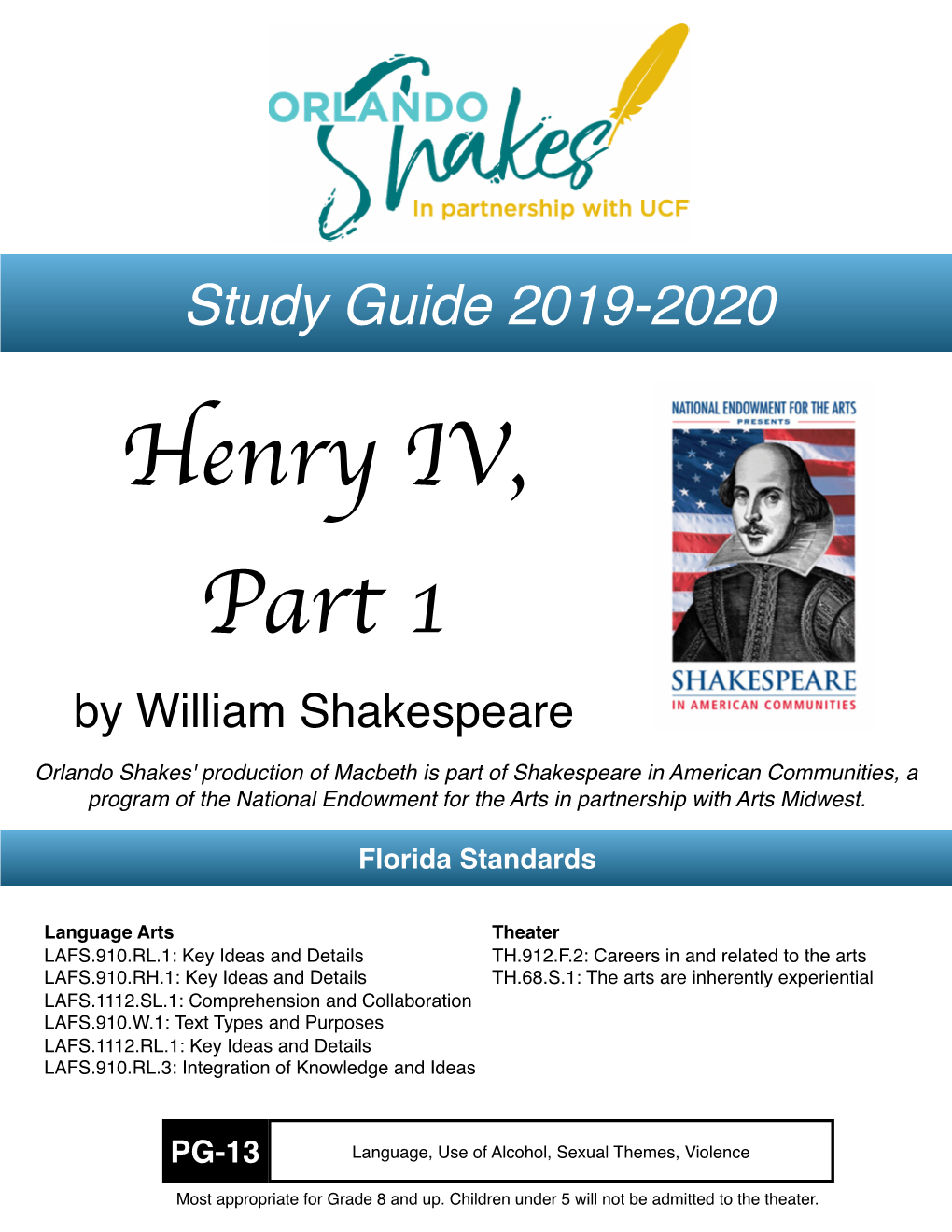 Henry IV Part 1 Study Guide