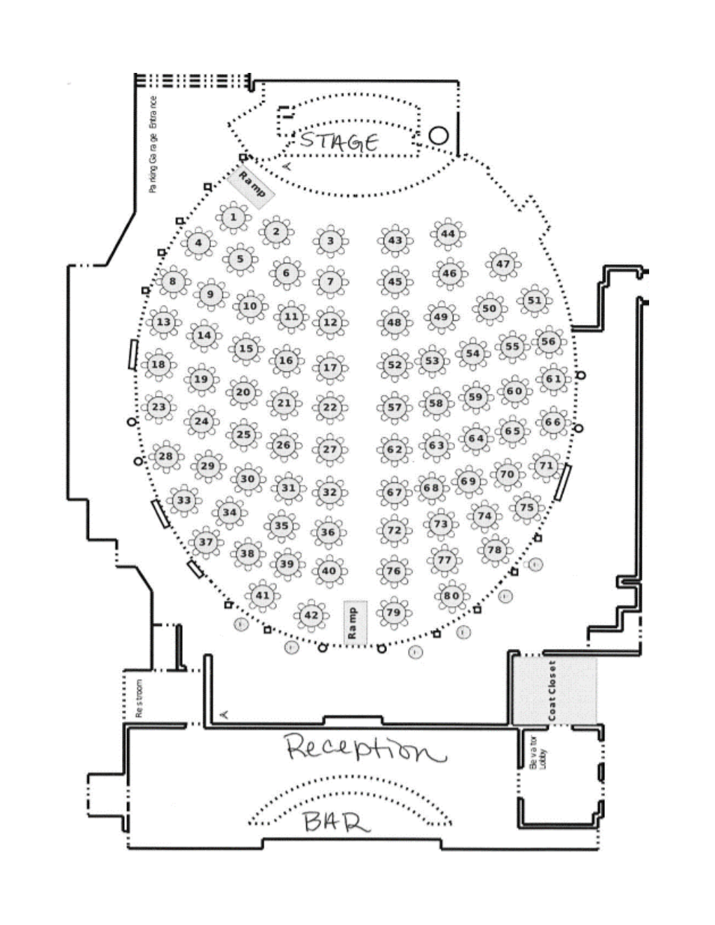 Banquet Seating Chart