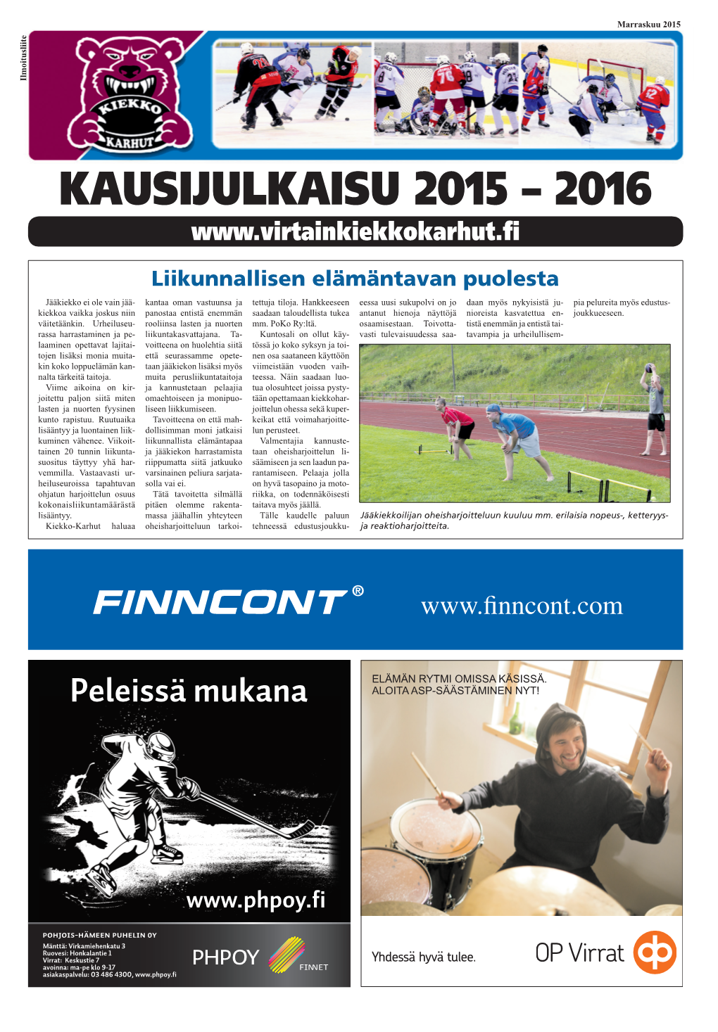 Kausijulkaisu 2015 – 2016