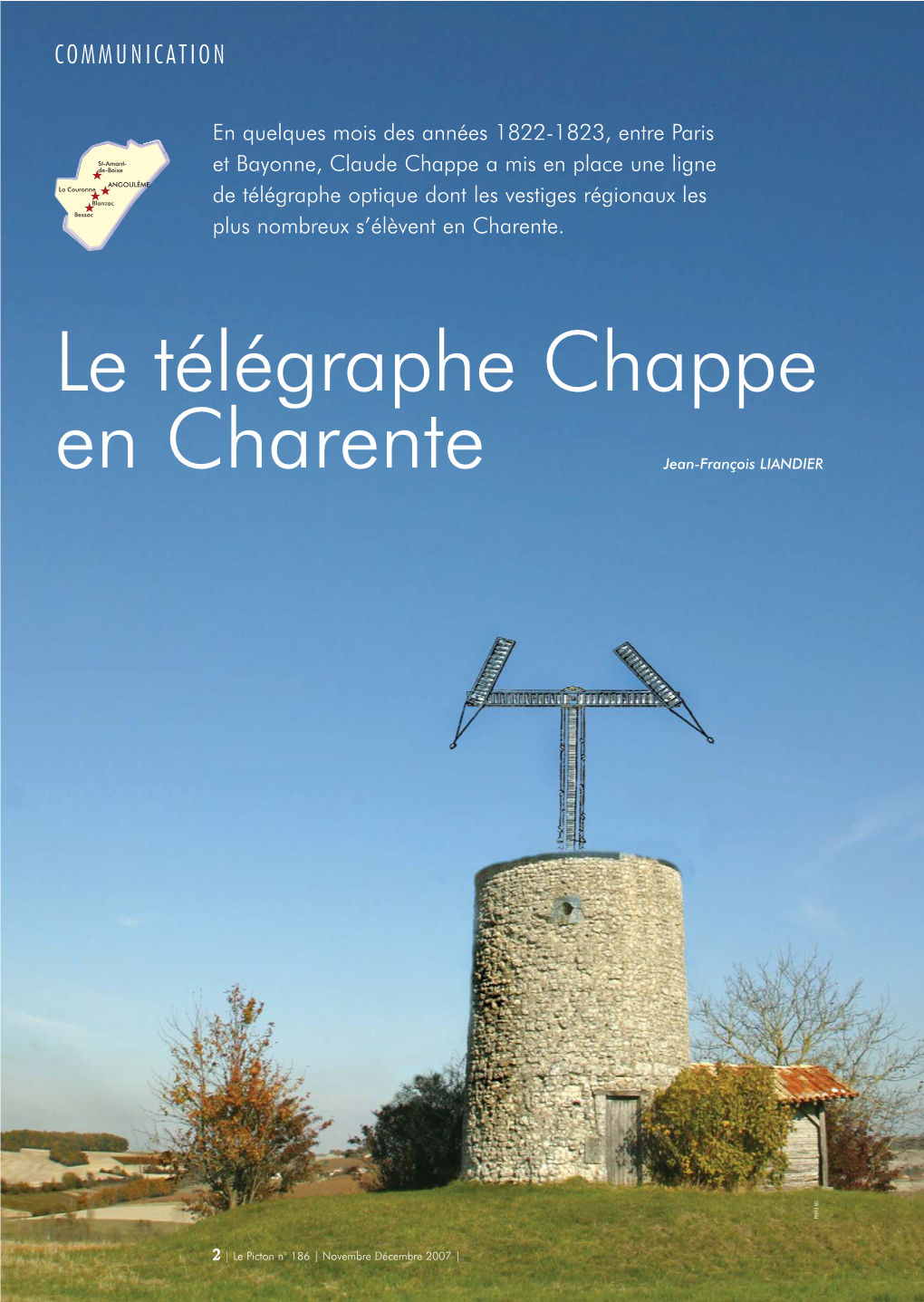Le Télégraphe Chappe En Charente Jean-François LIANDIER PHOTO MG