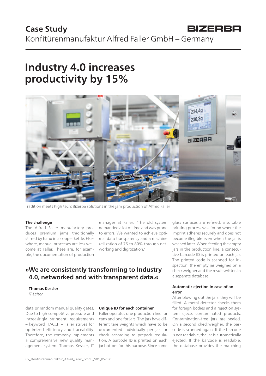 Industry 4.0 Increases Productivity by 15%