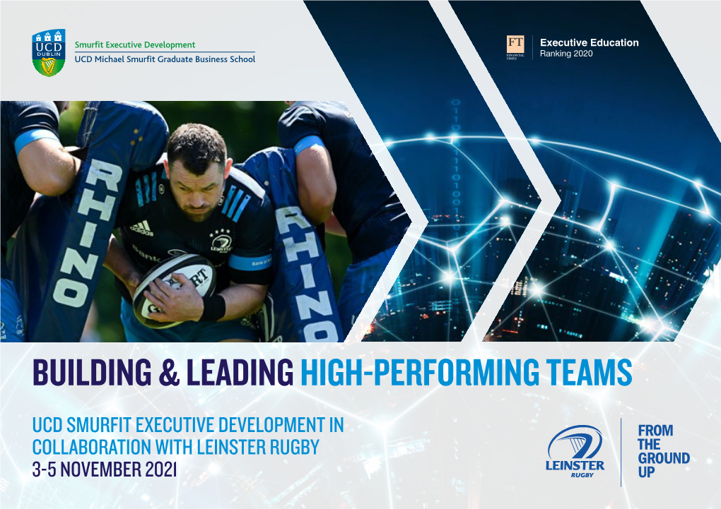 Building & Leading High-Performing Teams