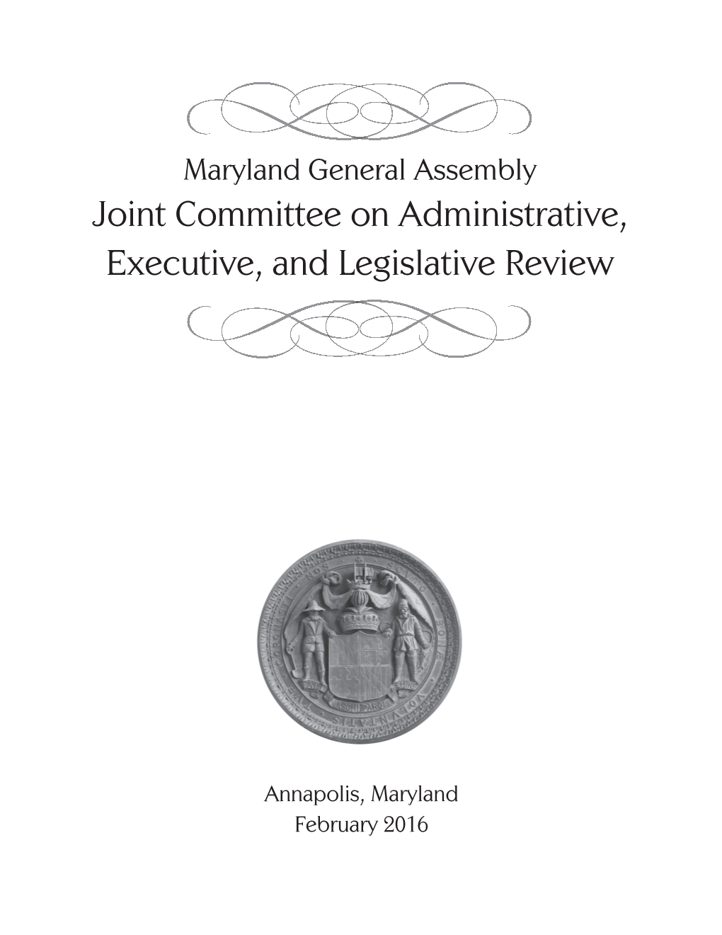 Joint Committee on Administrative, Executive, and Legislative Review