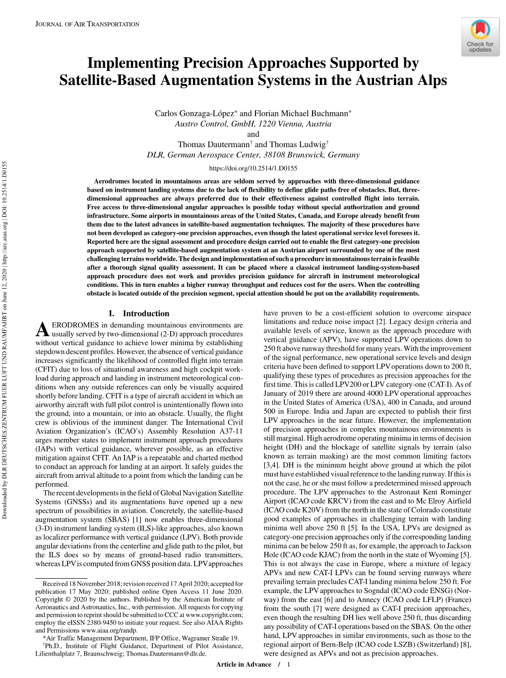 Implementing Precision Approaches Supported by Satellite-Based Augmentation Systems in the Austrian Alps