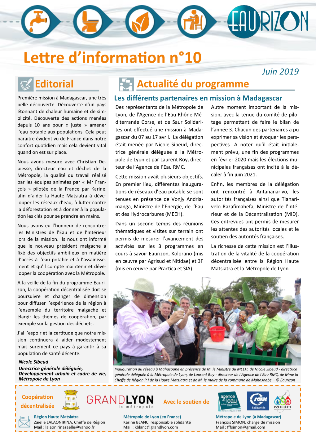 Lettre D'information N°10