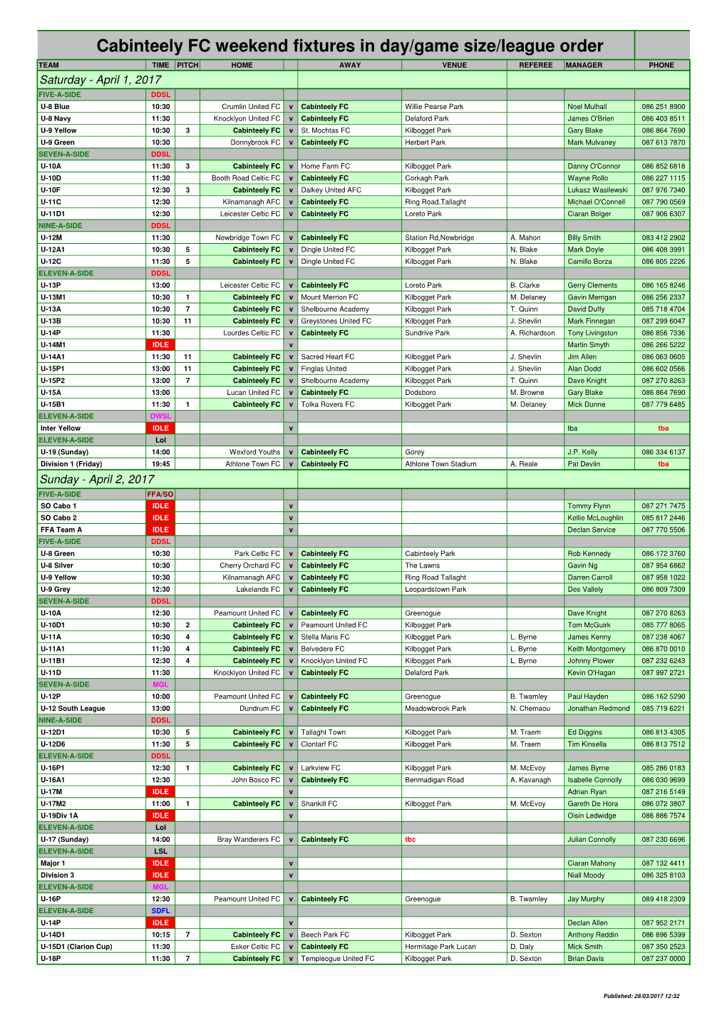 2016-17 Fixtures-Results V8.08 Apr 1St TUES.Xlsm