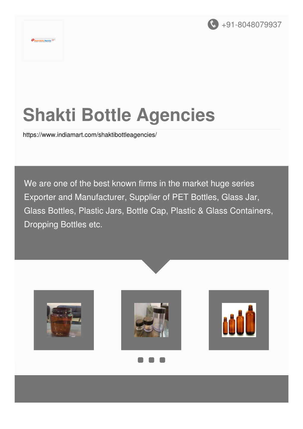 Shakti Bottle Agencies