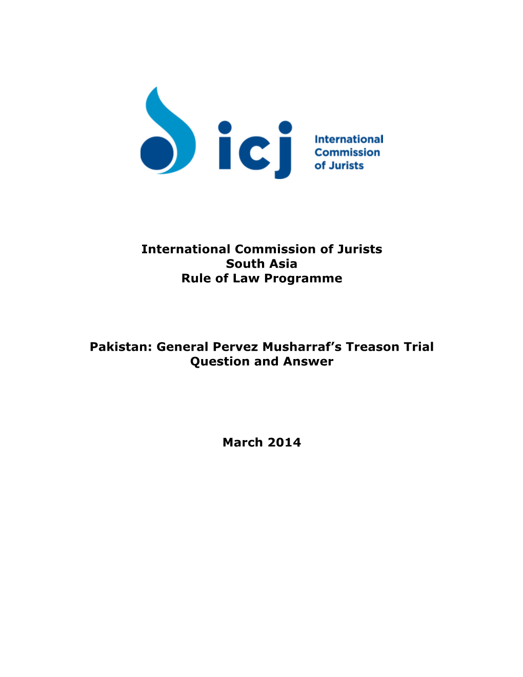 Icj Pakistan – Musharraf