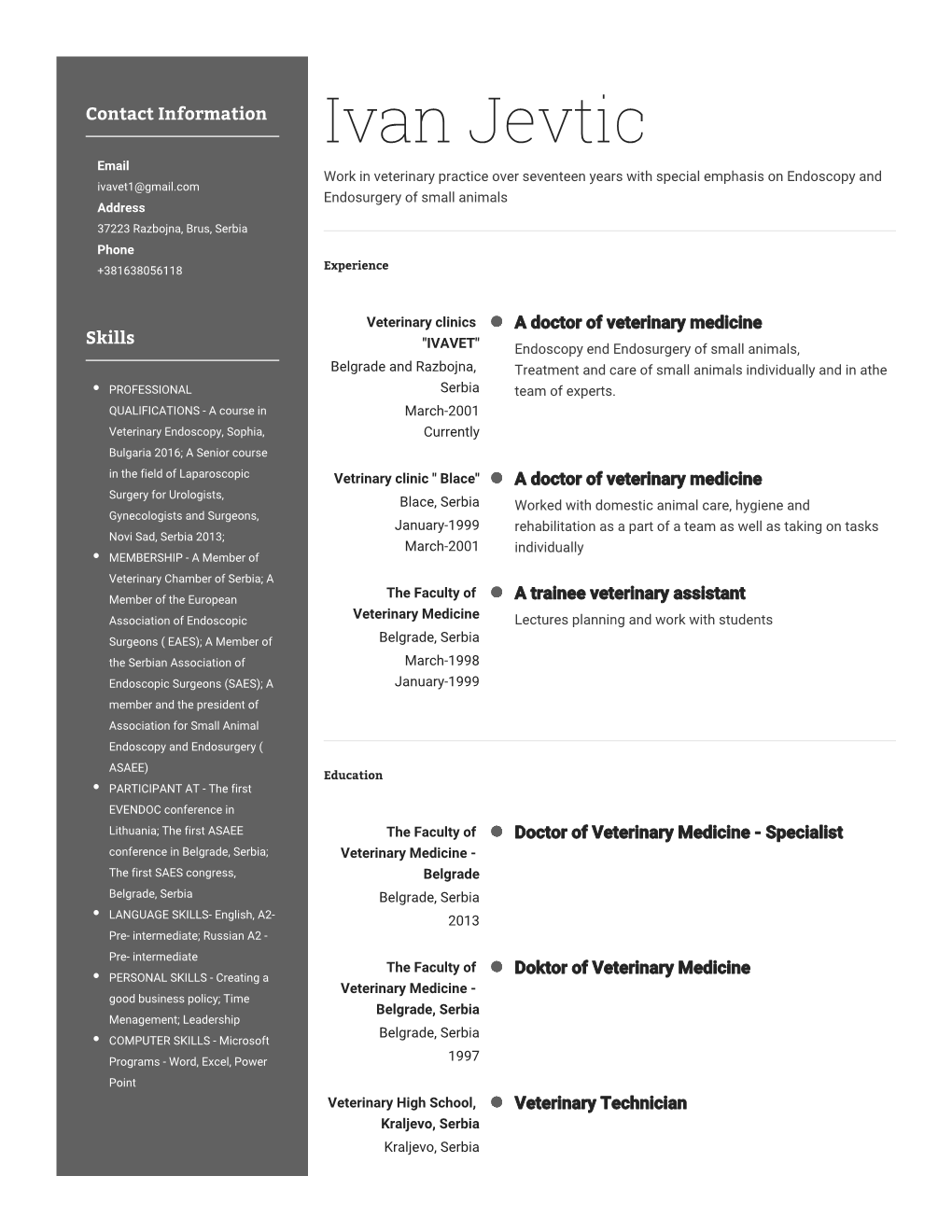 Resume Template