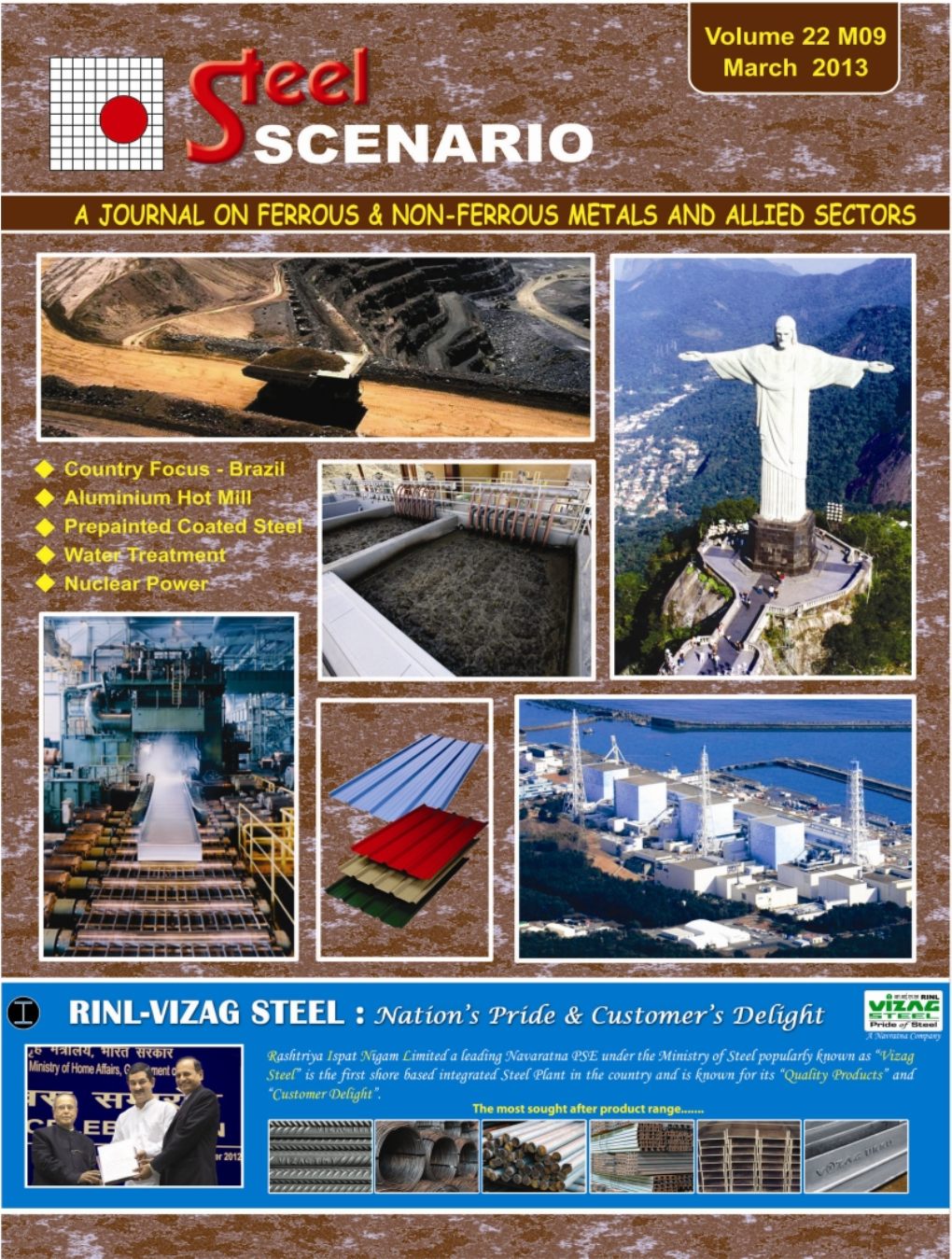 YSR Sir Interview in Steel Scenario Journal – March