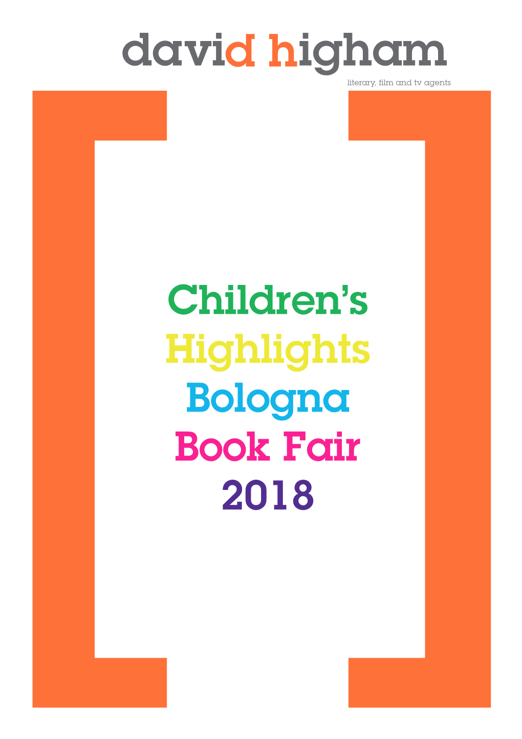 Children's Highlights Bologna Book Fair 2018