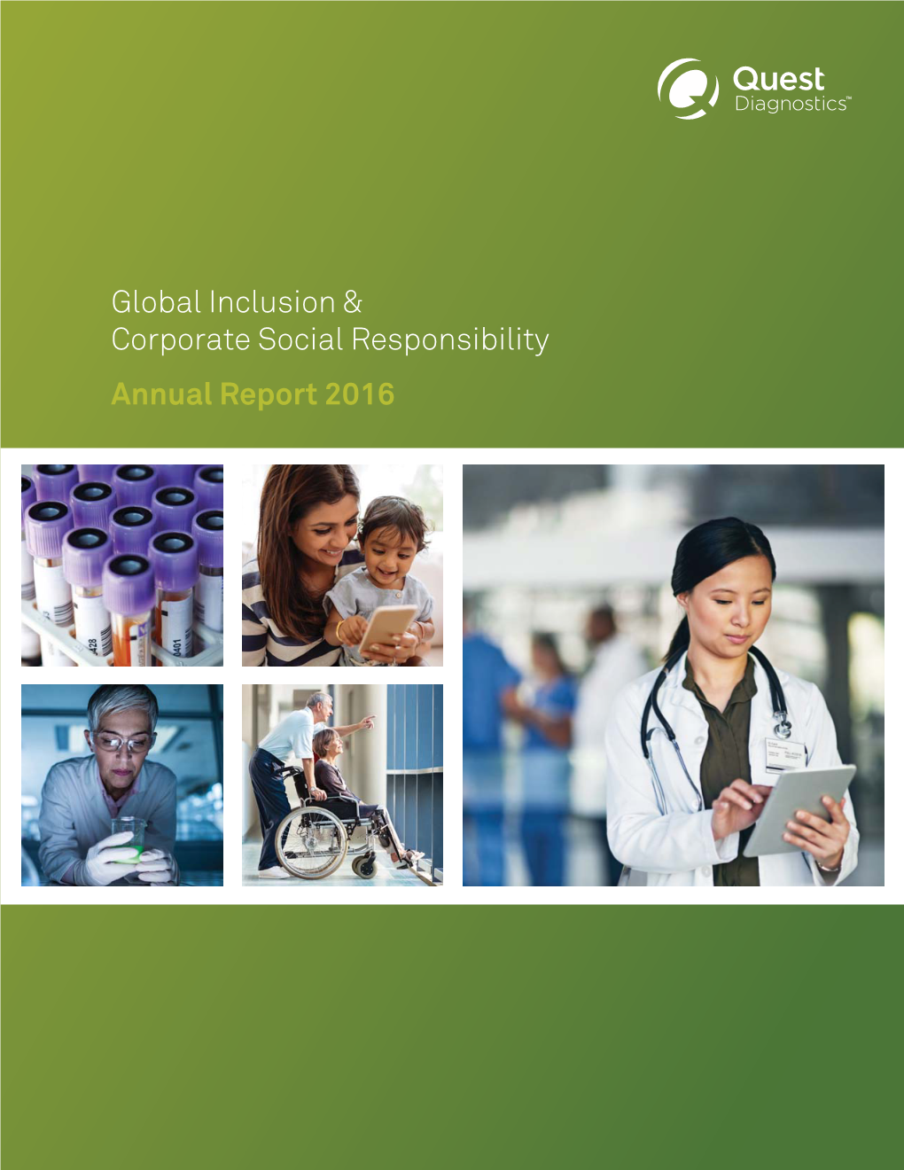 Global Inclusion & Corporate Social Responsibility Annual Report 2016