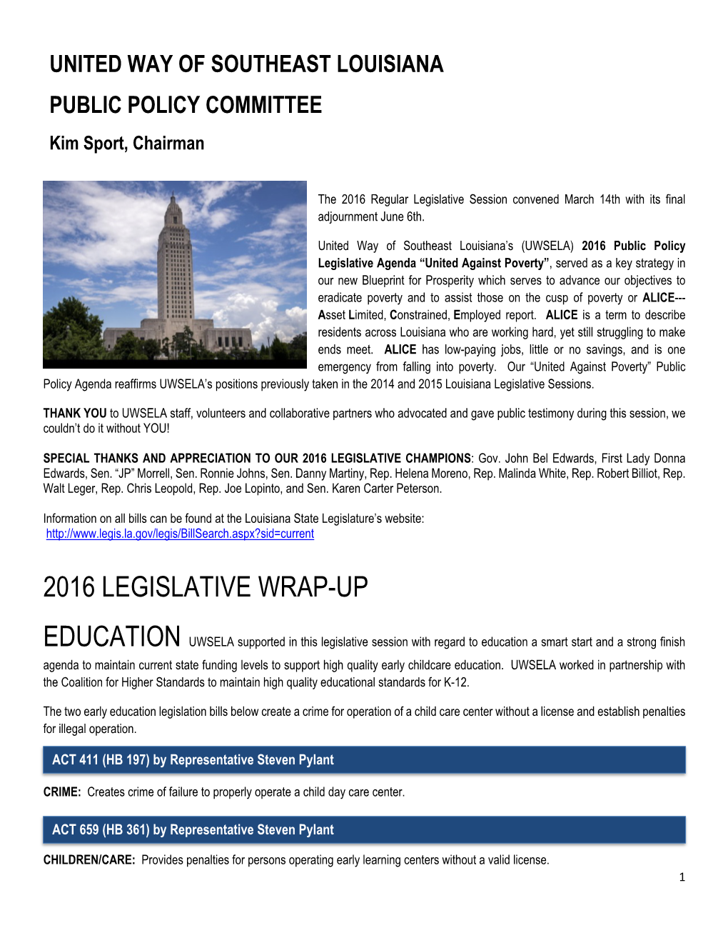 2016 Legislative Wrap-Up