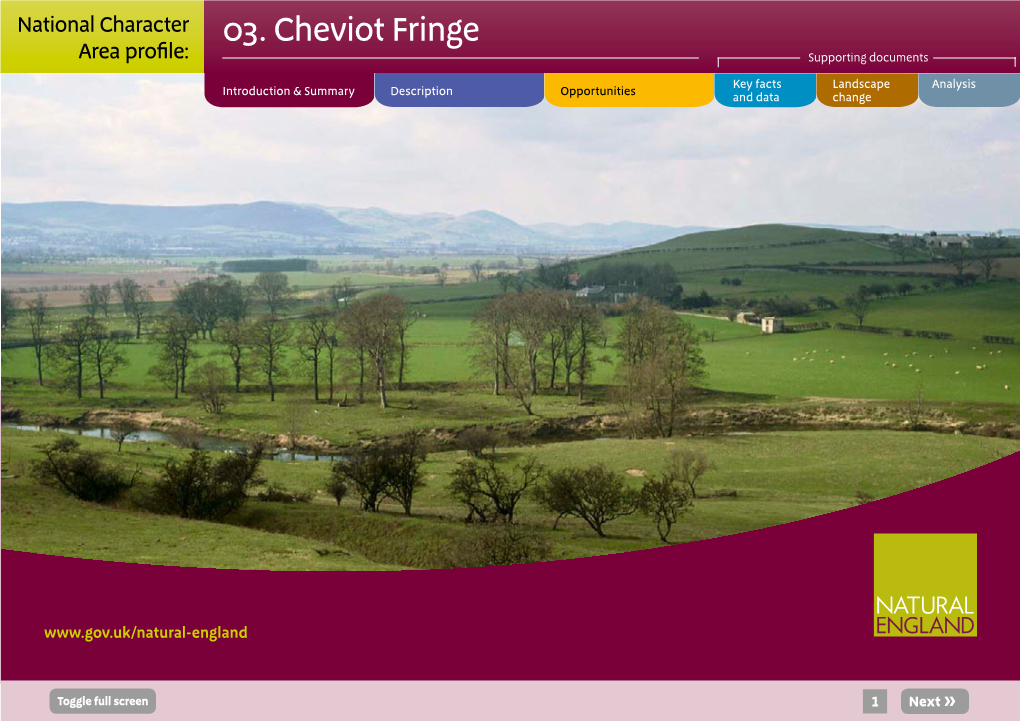 NCA Profile: 03: Cheviot Fringe