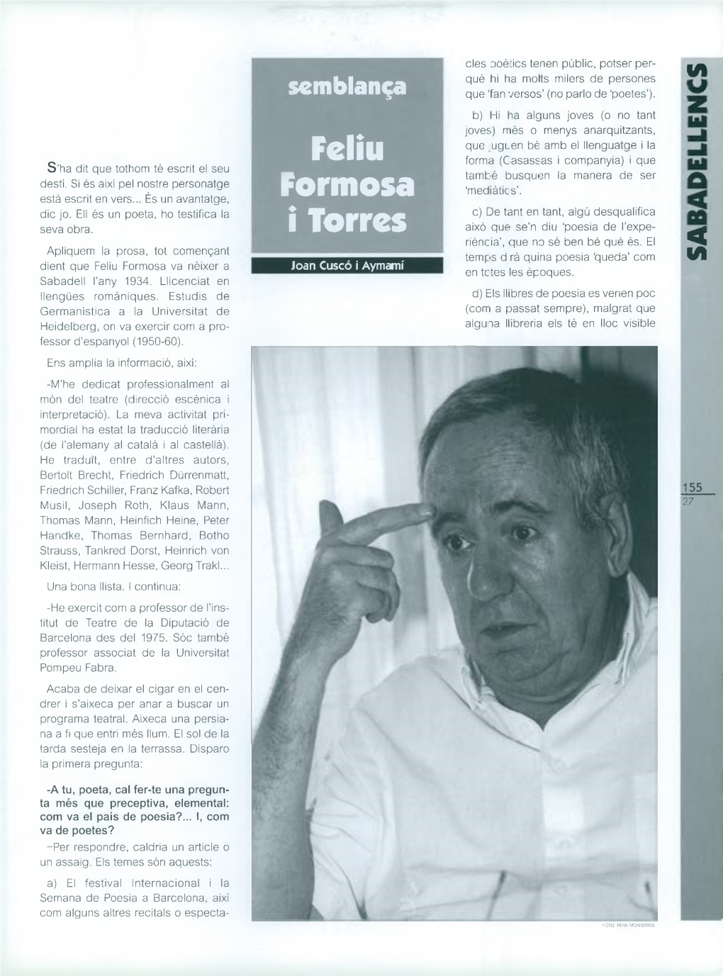 Peliu Formosa Ì Torres