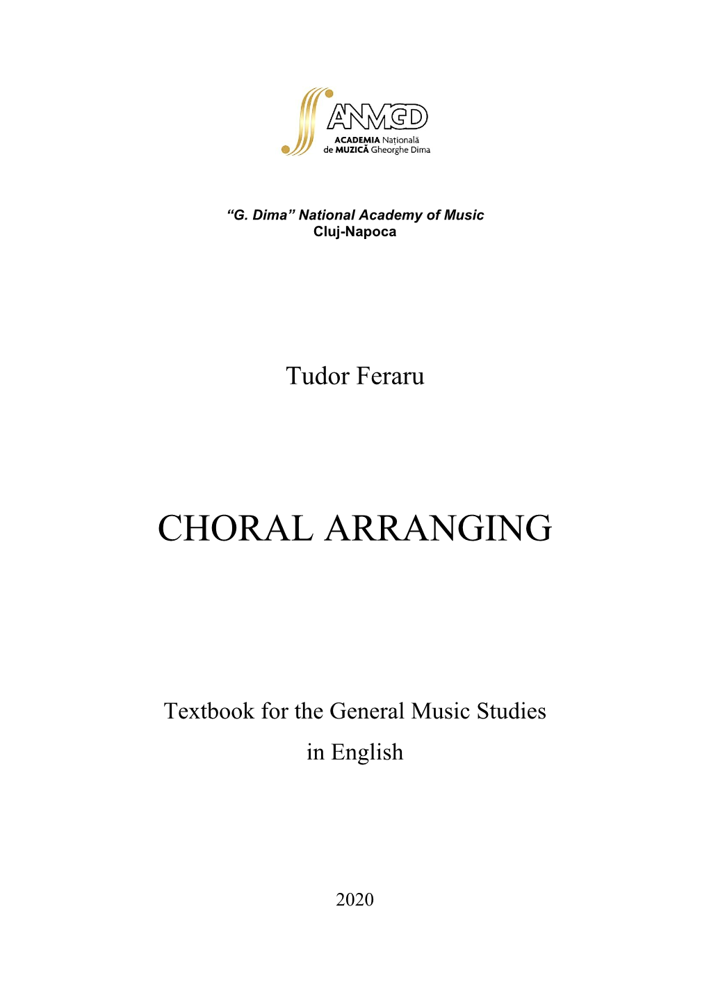 Choral Arranging