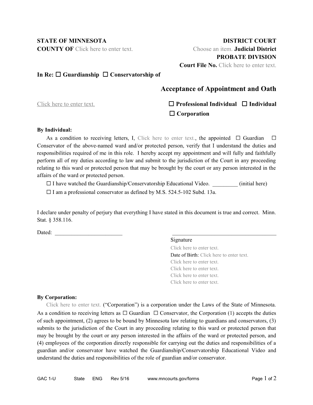 State of Minnesota District Court s1