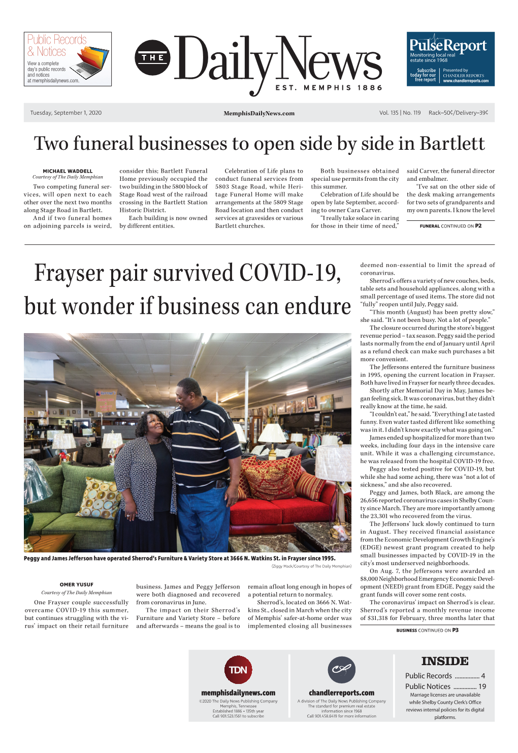 Frayser Pair Survived COVID-19, but Wonder If Business Can Endure