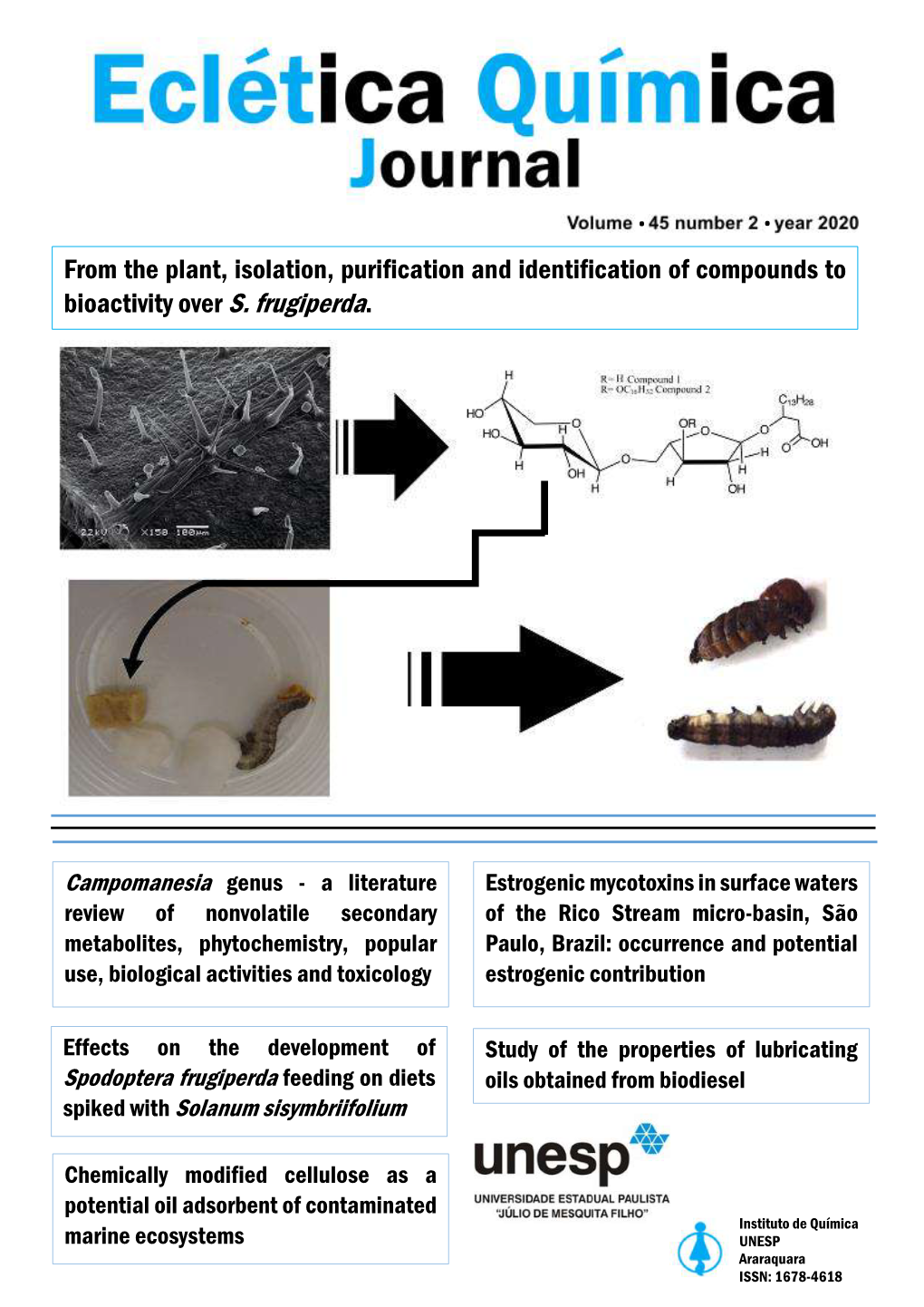 From the Plant, Isolation, Purification and Identification of Compounds to Bioactivity Over S. Frugiperda