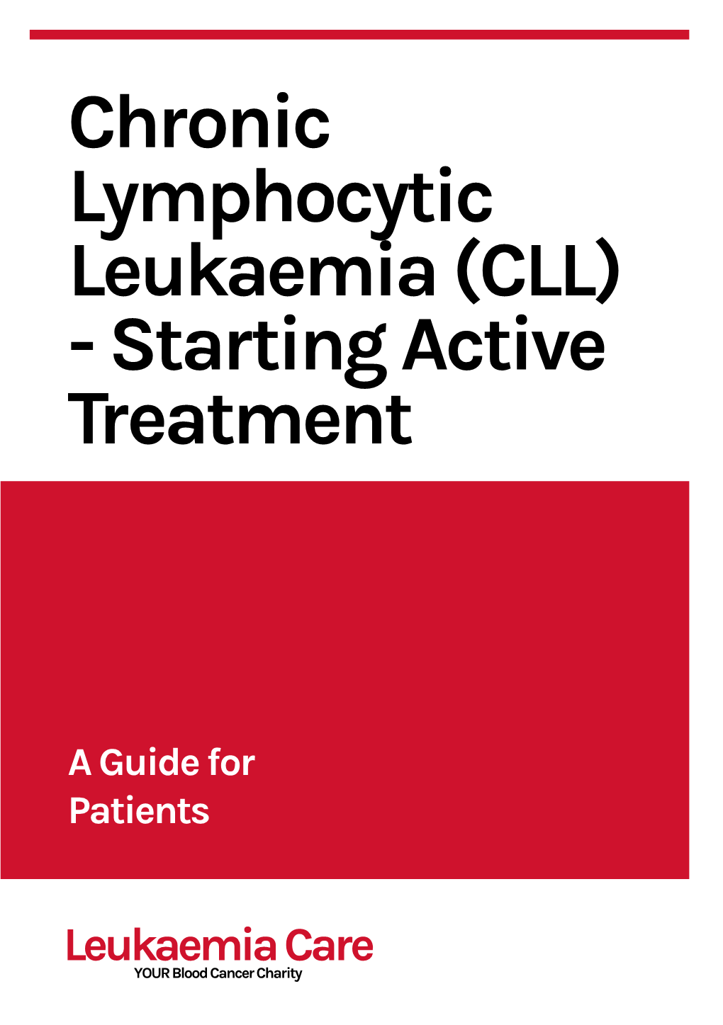 Chronic Lymphocytic Leukaemia (CLL) - Starting Active Treatment