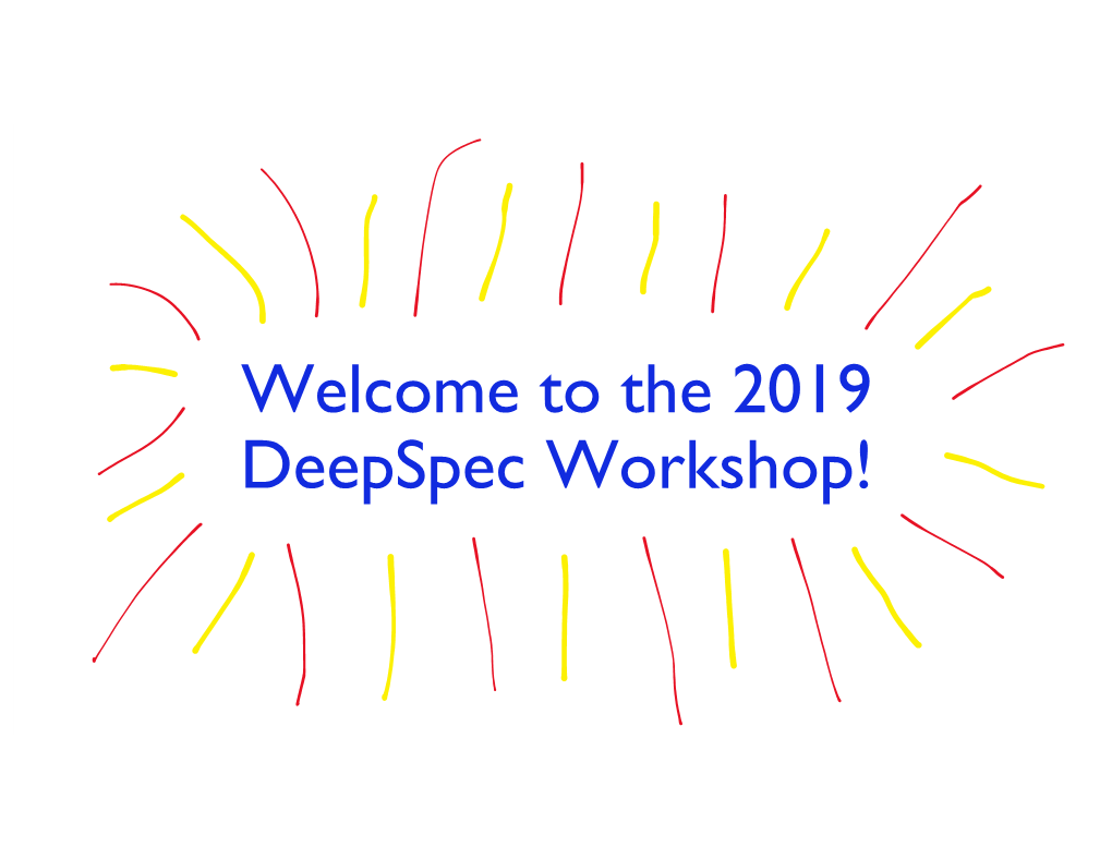 The 2019 Deepspec Workshop! the Science of Deep Specification