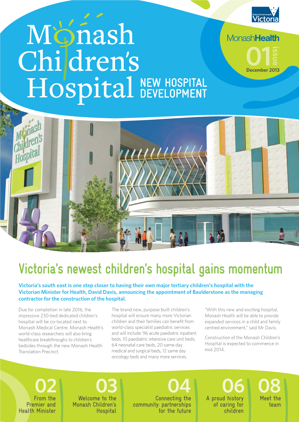 Victoria's Newest Children's Hospital Gains Momentum