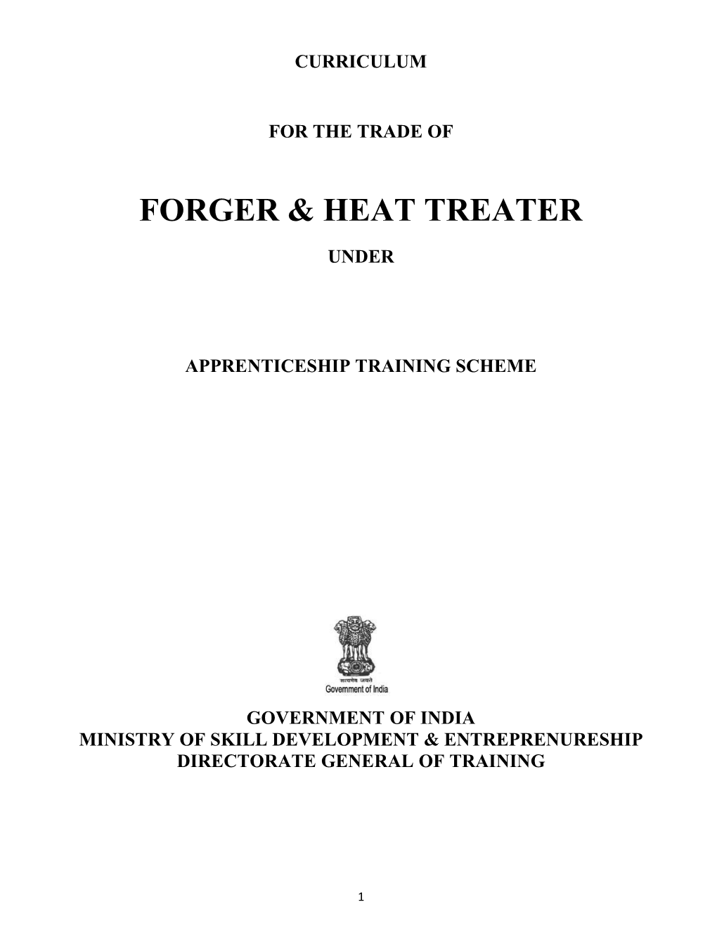 Forger & Heat Treater