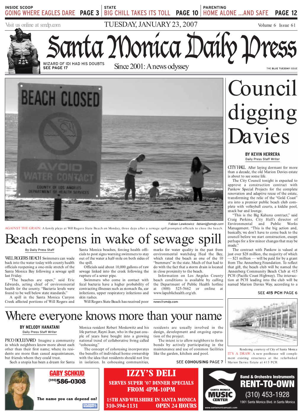 Council Digging Davies by KEVIN HERRERA Daily Press Staff Writer