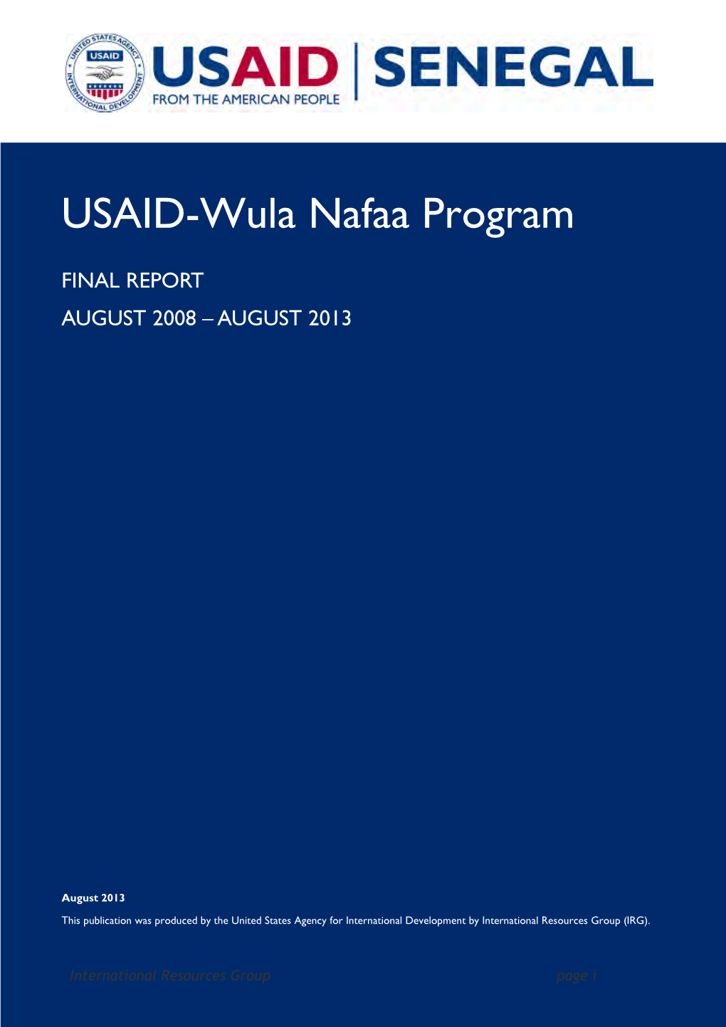 USAID-Wula Nafaa Program