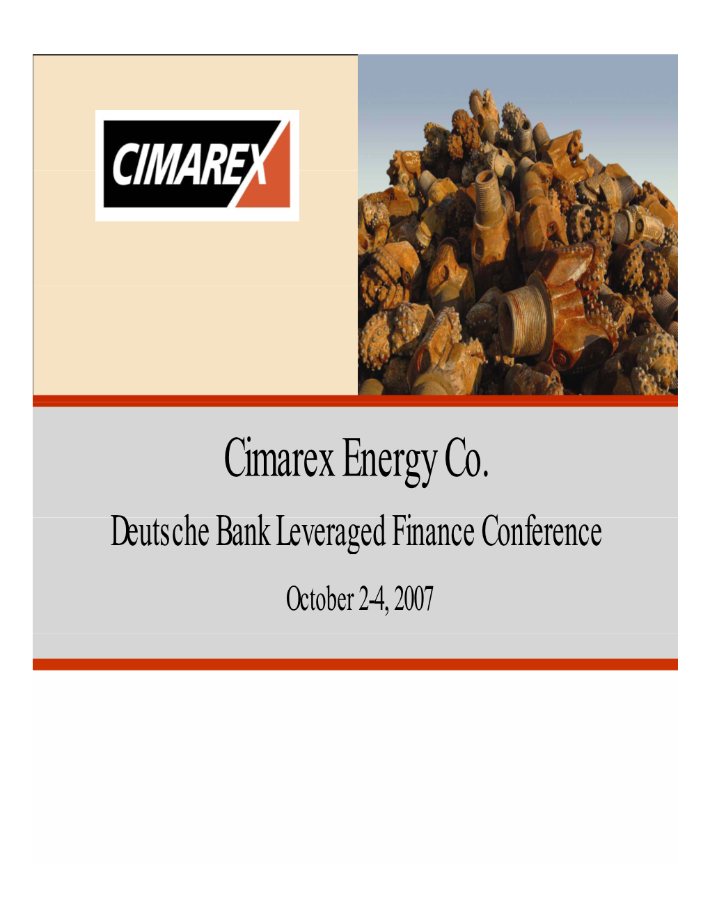 Cimarex Energy Co