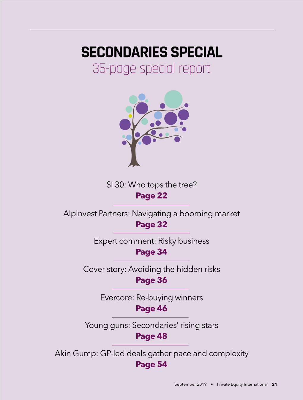 SECONDARIES SPECIAL 35-Page Special Report