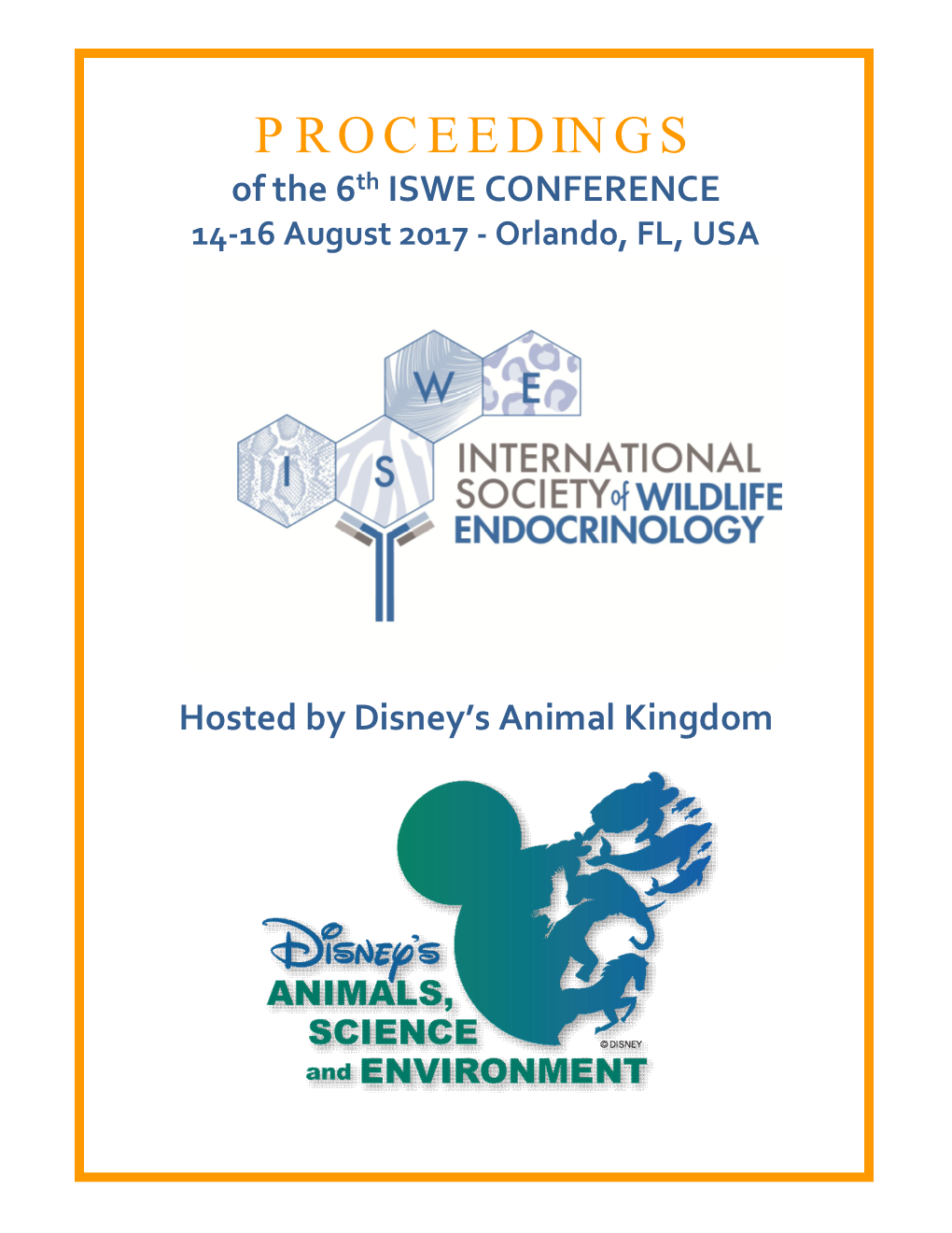 6Th ISWE Conference Proceedings