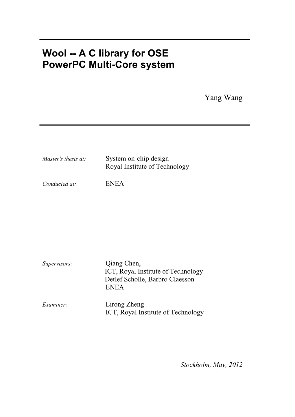 AC Library for OSE Powerpc Multi-Core System