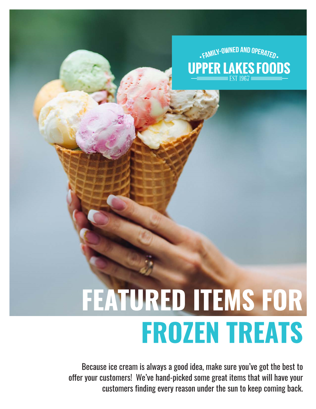 Featured Items for Frozen Treats