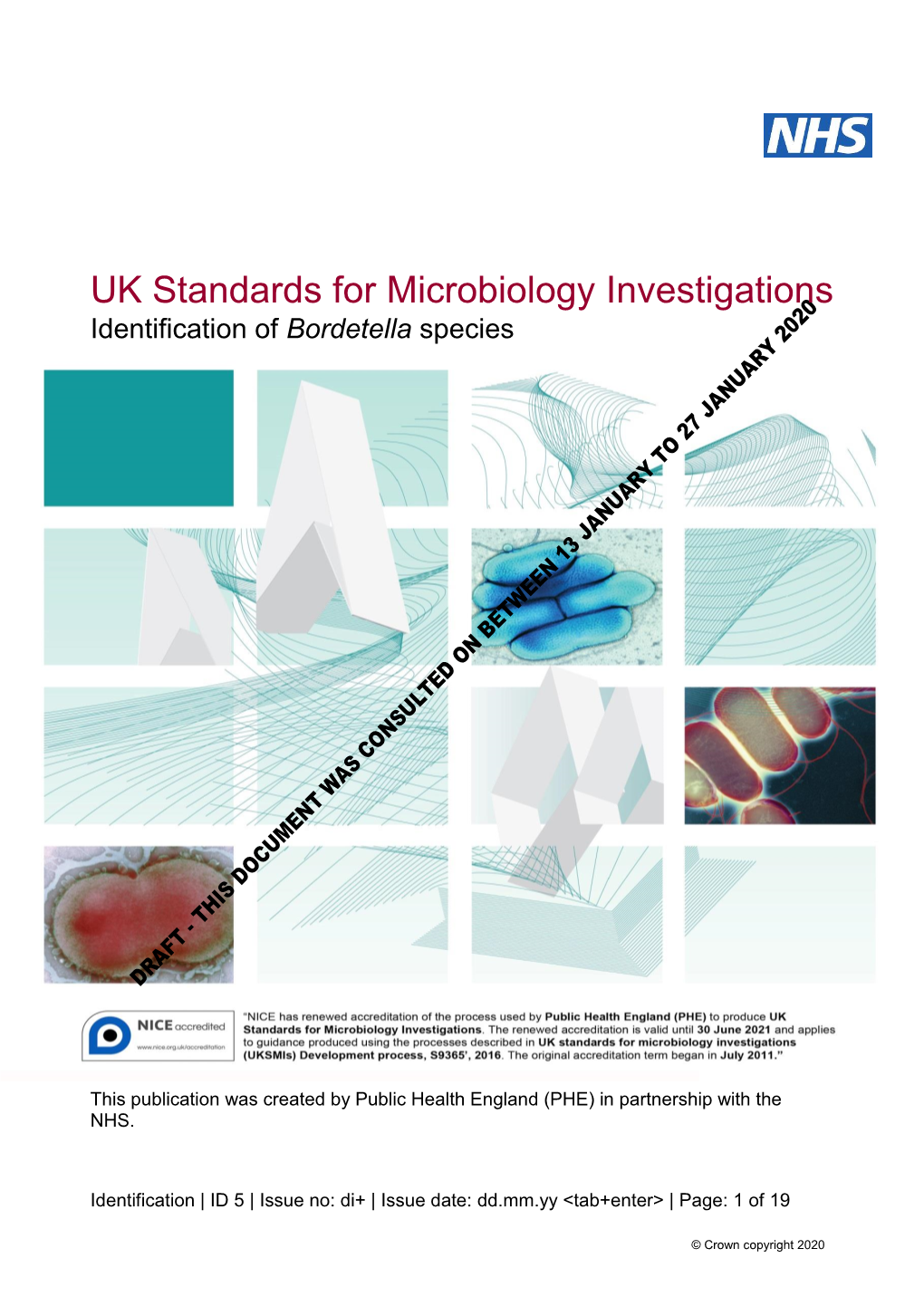 Identification of Bordetella Species