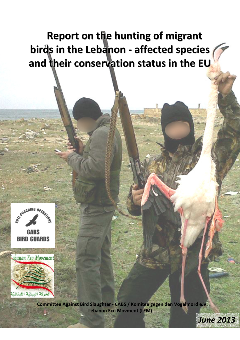 Report on the Hunting of Migrant Birds in the Lebanon ANNEX: Photo-Documentation, All Pictures Were Published on Facebook