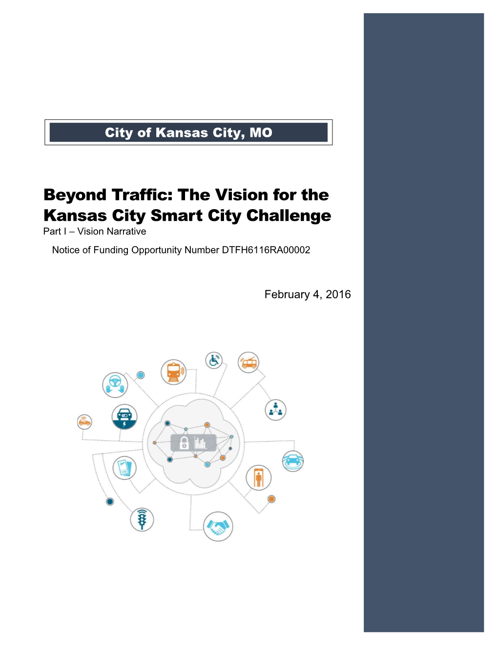 Beyond Traffic: the Vision for the Kansas City Smart City Challenge Part I – Vision Narrative