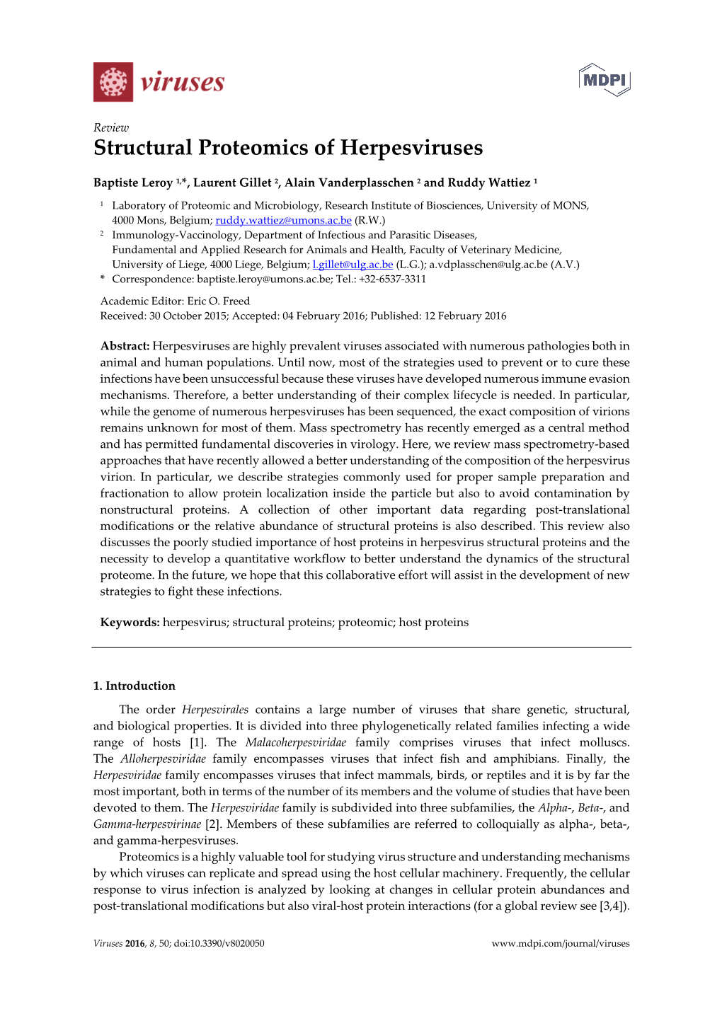 Structural Proteomics of Herpesviruses