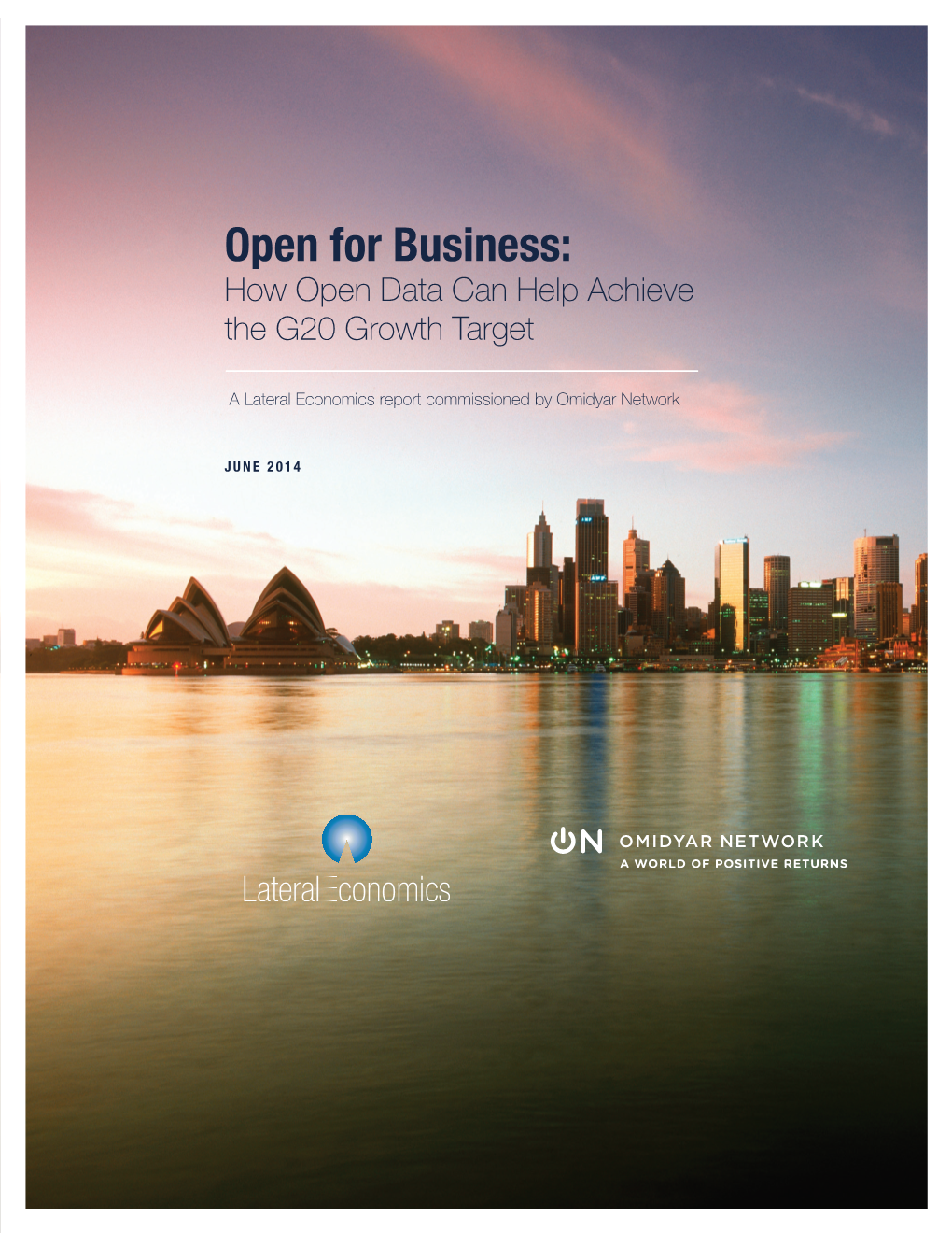 Open for Business: How Open Data Can Help Achieve the G20 Growth Target