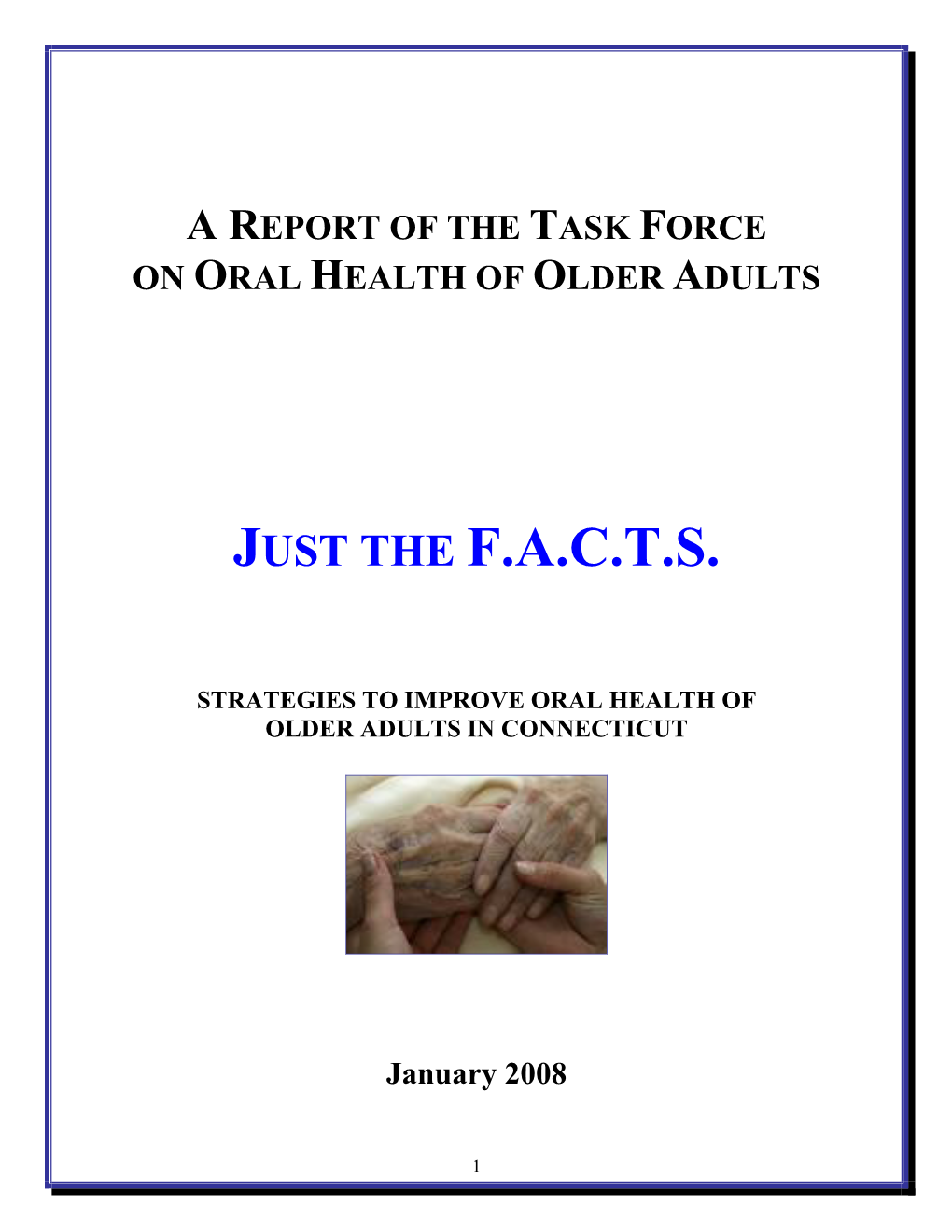 Areport of the Task Force