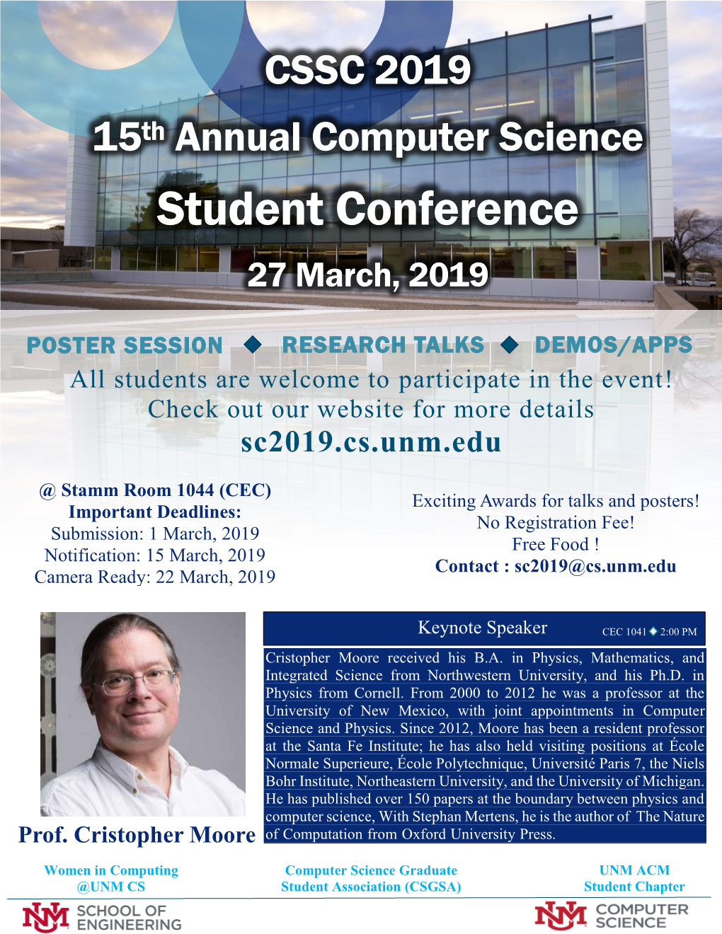 Student Conference 27 March, 2019