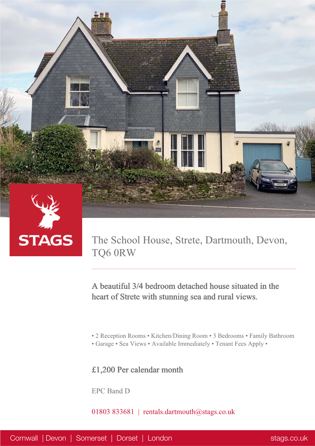 The School House, Strete, Dartmouth, Devon, TQ6 0RW