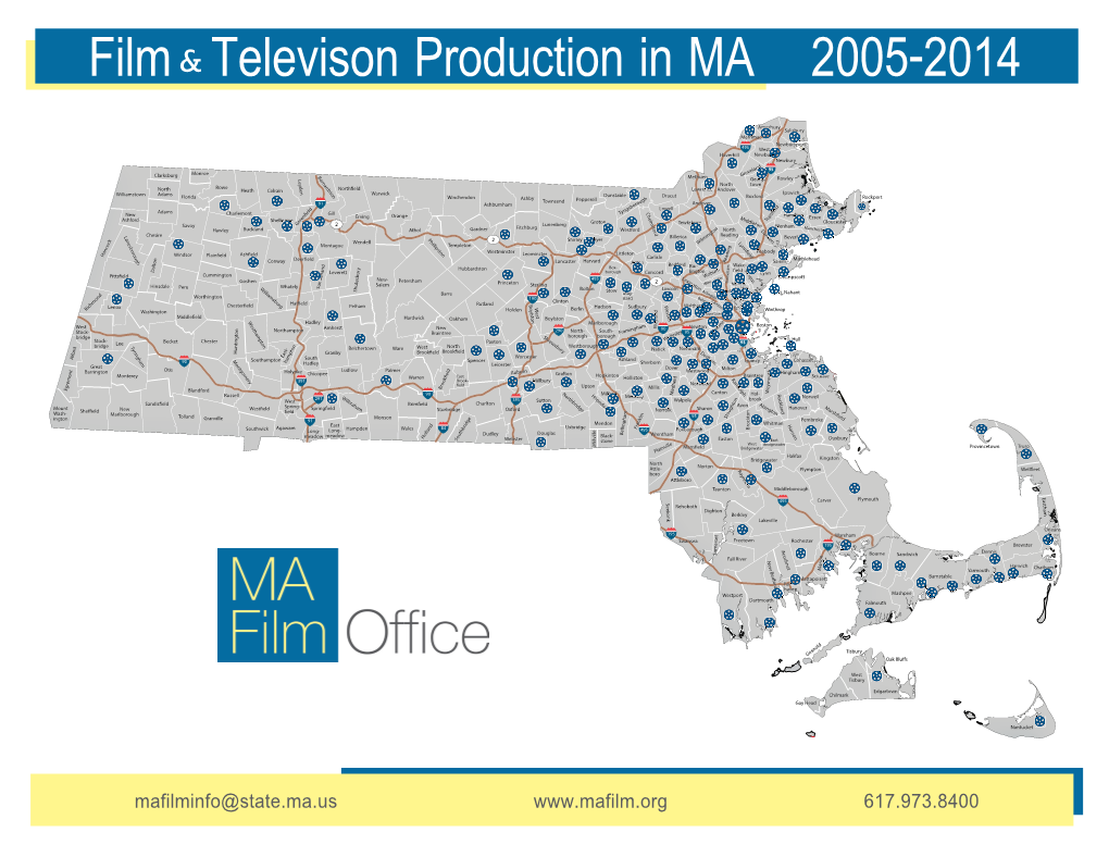 Film& Televison Production in MA 2005-2014